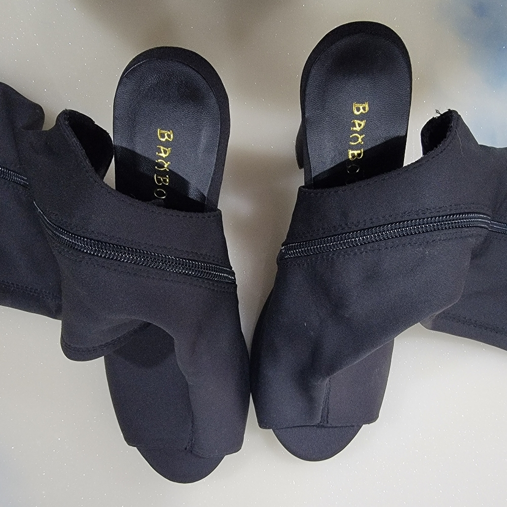 Bamboo Limelight heels size 9 black